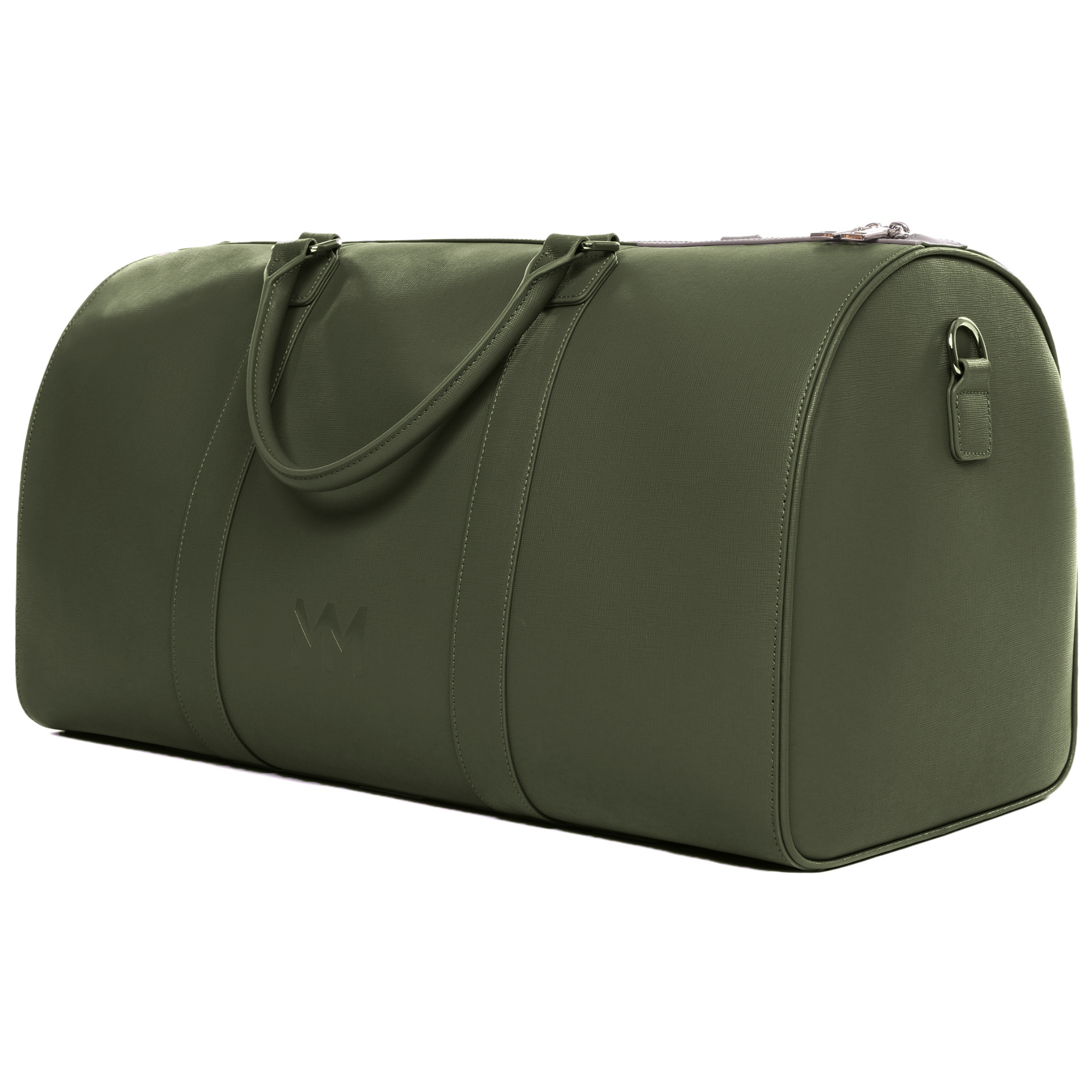 MM London Nardo Saffiano Olive Duffel Bag